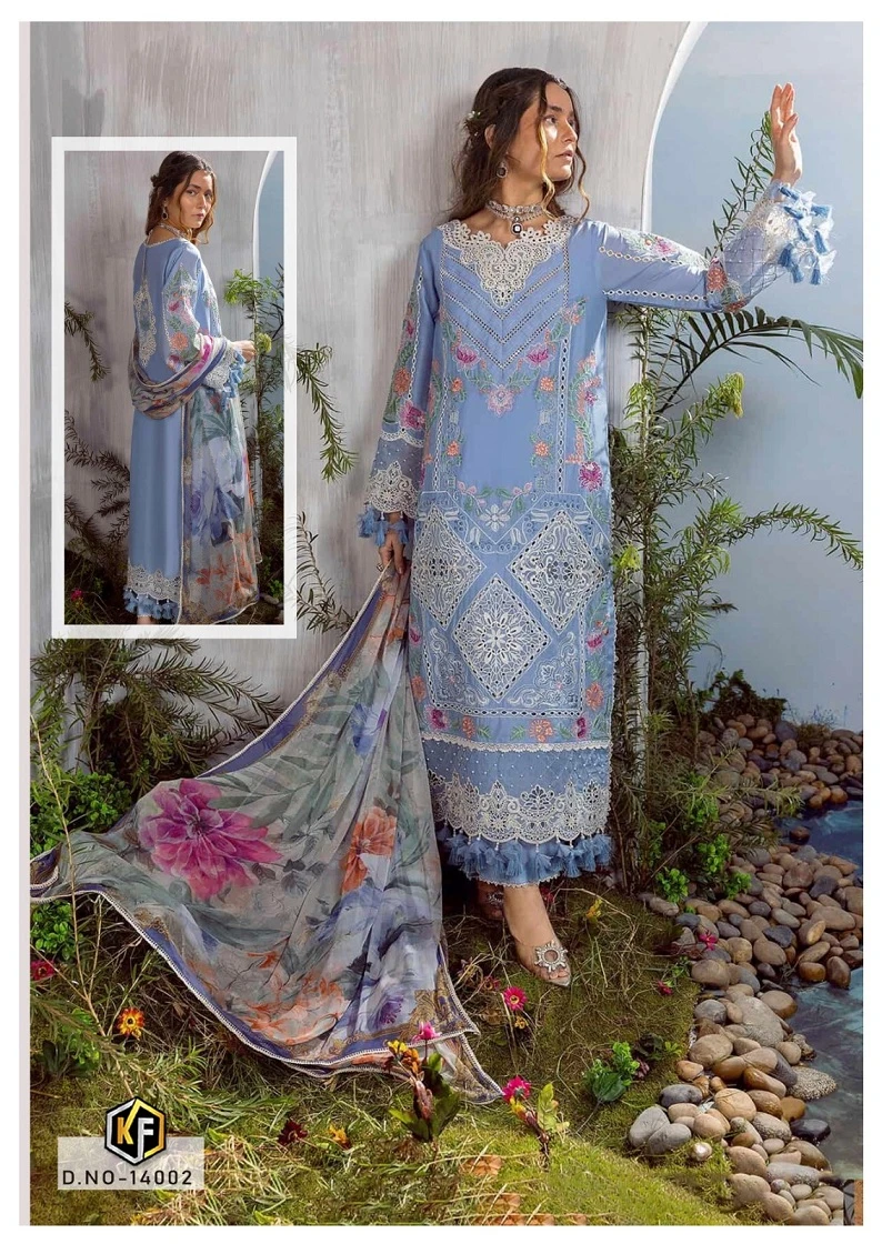 Keval Sobia Nazir Vol 14 Cotton Wholesale Pakistani Salwar Suit Catalog — Wholesale Salwar Suits, Keval Fab wholesale from Surat - Gallery Image 5